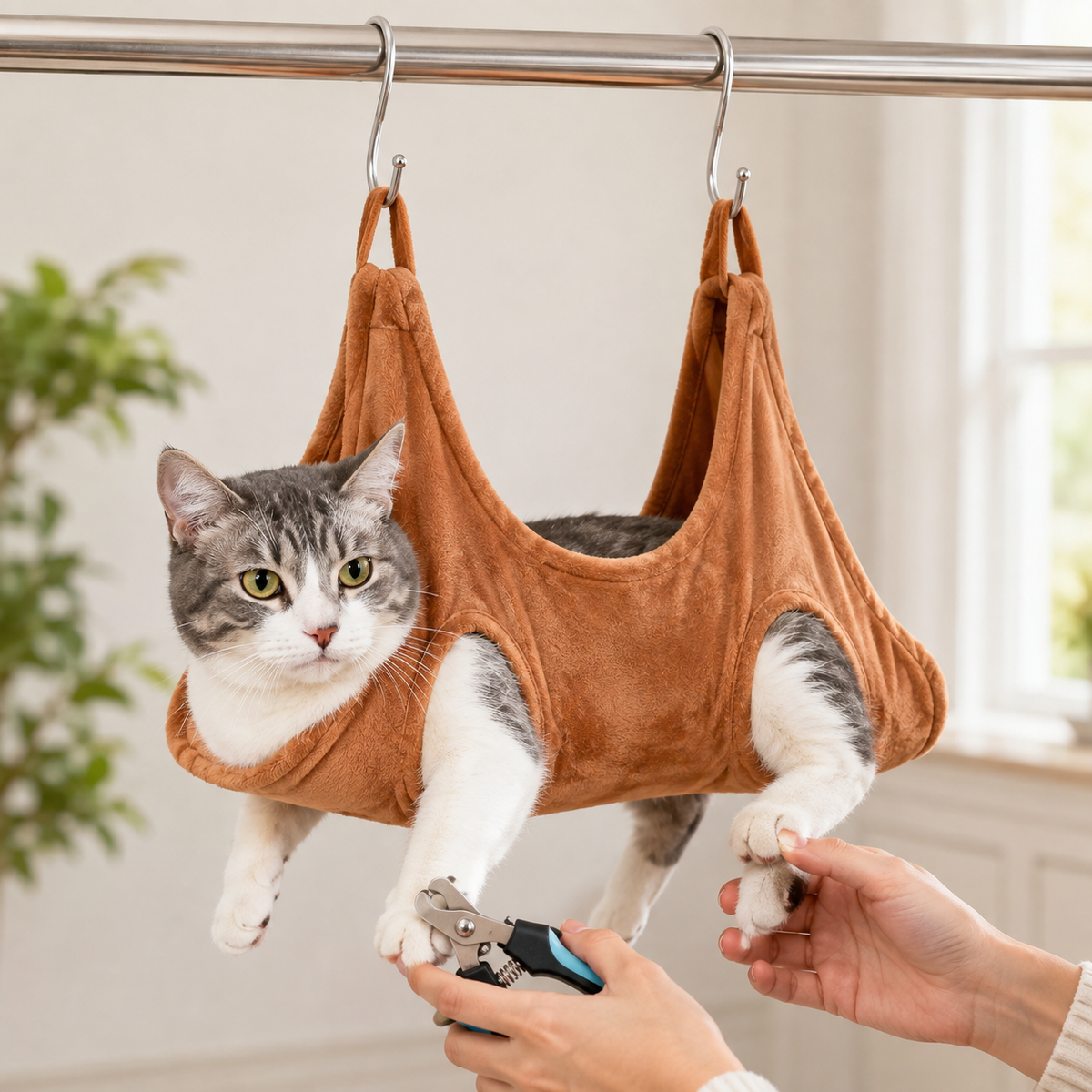 Pet Grooming Hammock Kit for Cats & Small Dogs