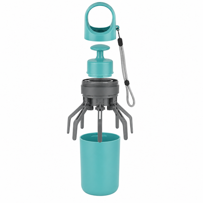 Portable Dog Poop Scooper with Built-In Bag Dispenser